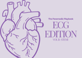 ECG STEMI Flashcard set x10 rhythms
