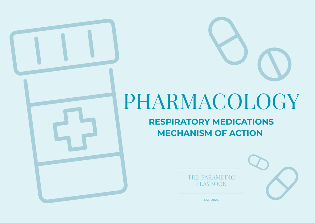 RESPIRATORY MEDICATION FLASHCARDS