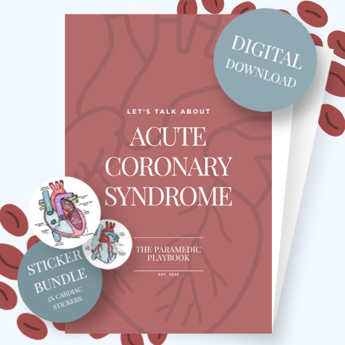 ACS Pathophysiology Ebook + 2 Cardiac stickers