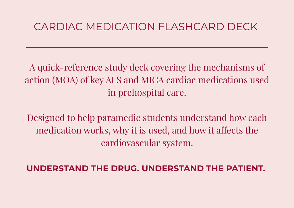 DIGITAL CARDIAC MEDICATION FLASHCARDS