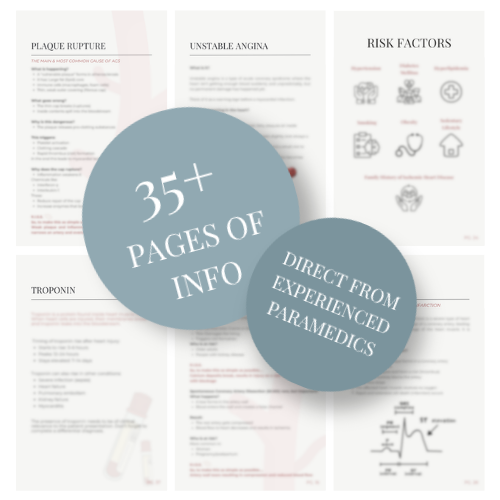 ACS Pathophysiology Ebook + 2 Cardiac stickers