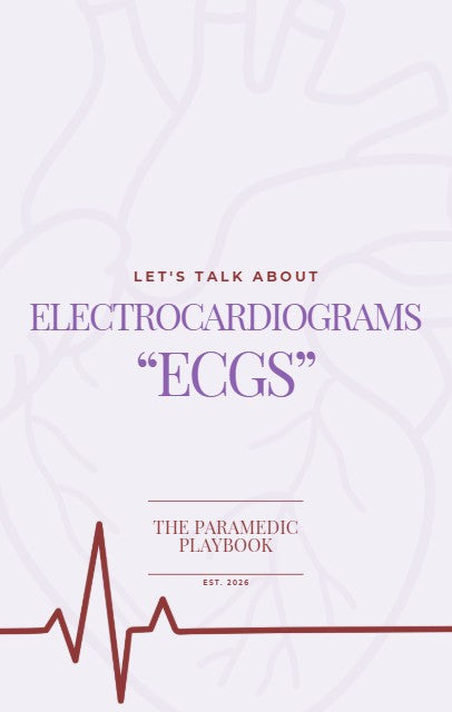 ECG BUNDLE- Physical text book/flashcards/conduction sticker